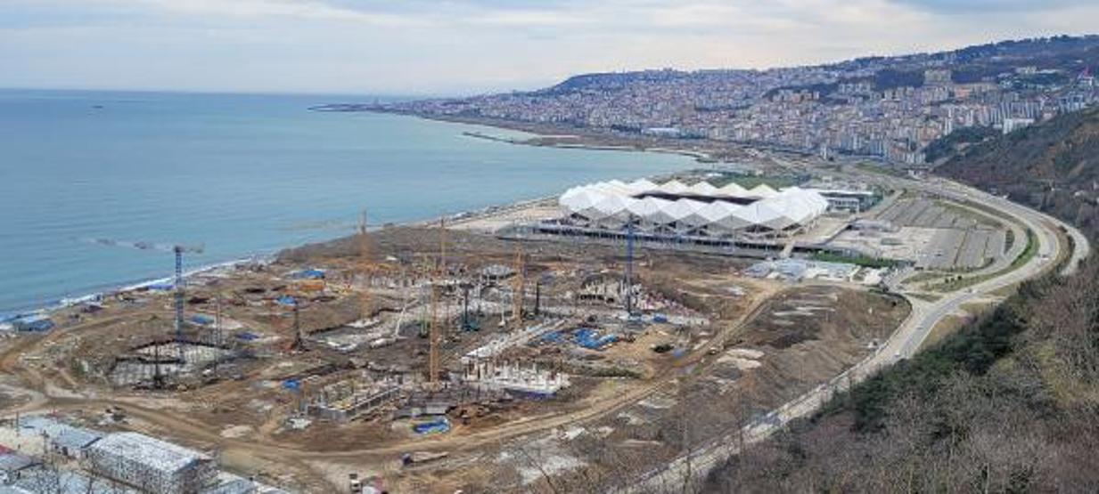 Trabzonda deniz dolgusundaki çökme uydudan tespit edildi