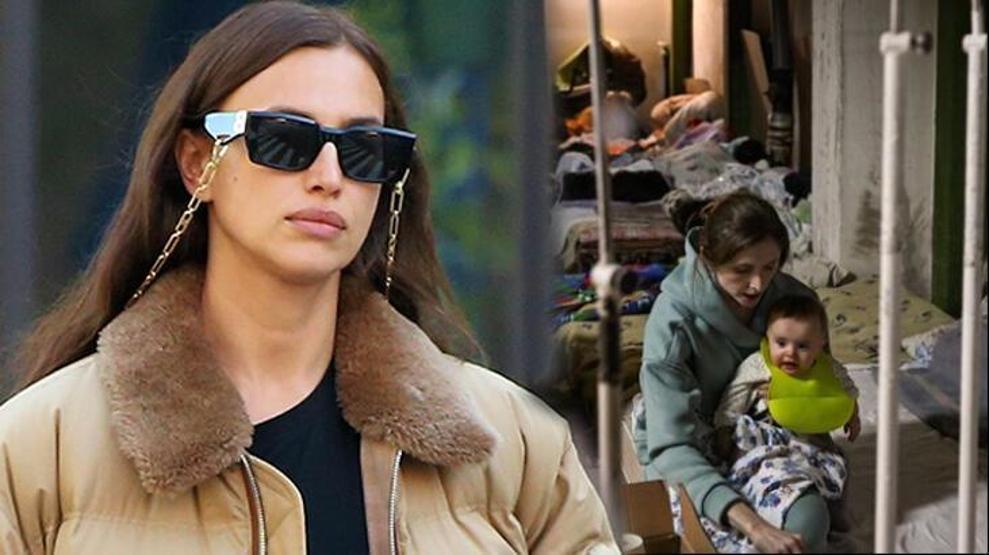 Rus model Irina Shayk Ukraynadaki o fotoğrafları görünce yıkıldı