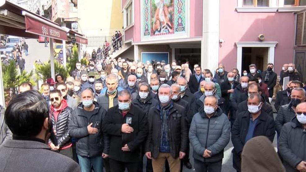 Oyuncu Hüseyin Elmalıpınar için cenaze töreni