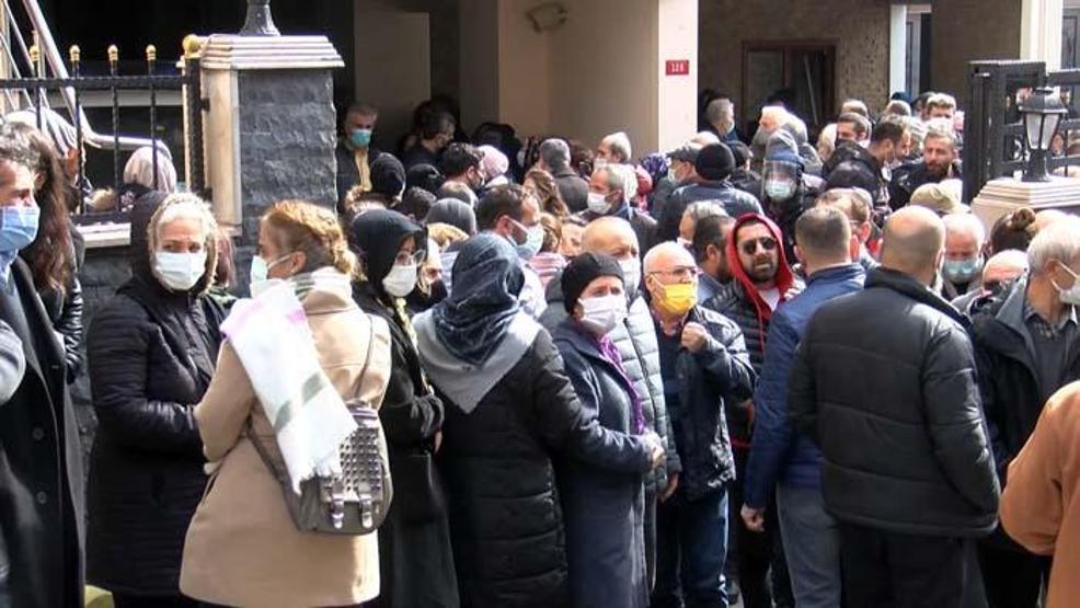 Oyuncu Hüseyin Elmalıpınar için cenaze töreni