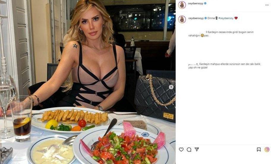 Ciciş Kardeşler’den Ceyda Ersoy akşam balıkçıdan fotoğraf paylaştı