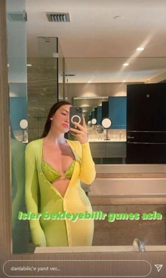Danla Bilic bikinili pozuyla sosyal medyayı salladı