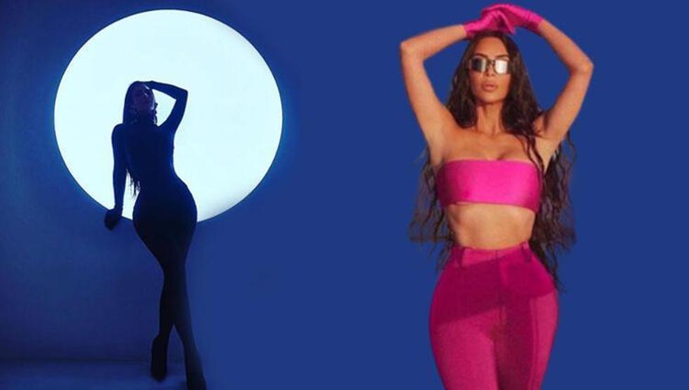 Kim Kardashian soyunma odasından paylaştı