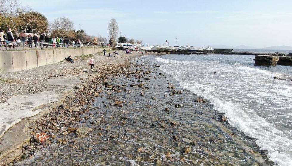 İstanbulda korkutan görüntü 2 metre çekildi