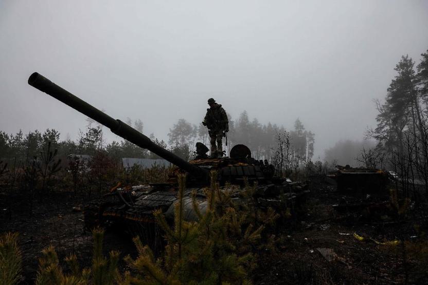 Dünya bu görüntüleri konuşuyor... İşte Putinin tank mezarlığı