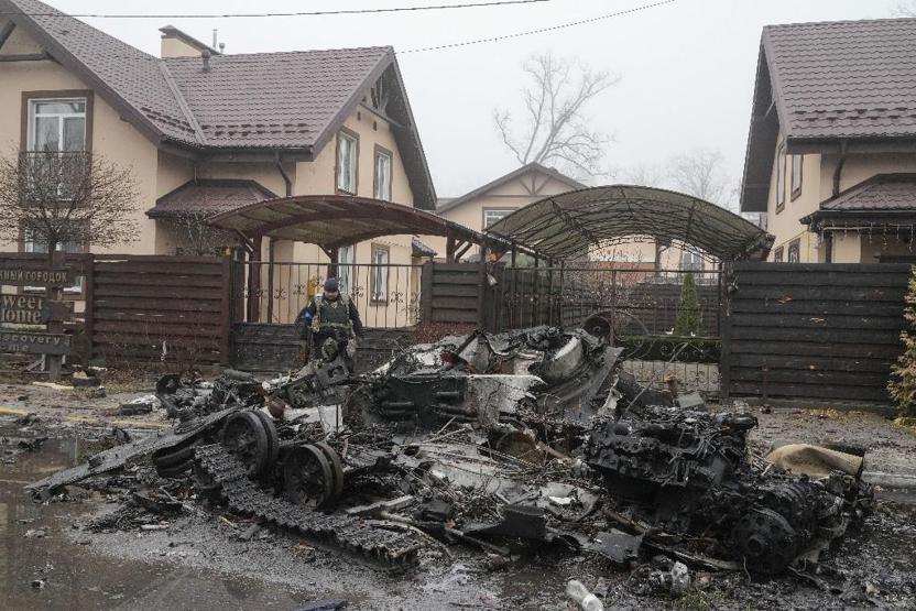 Dünya bu görüntüleri konuşuyor... İşte Putinin tank mezarlığı
