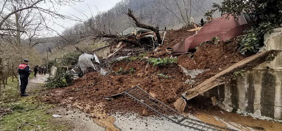 Ordu’da 148 yapıya heyelan tahliyesi
