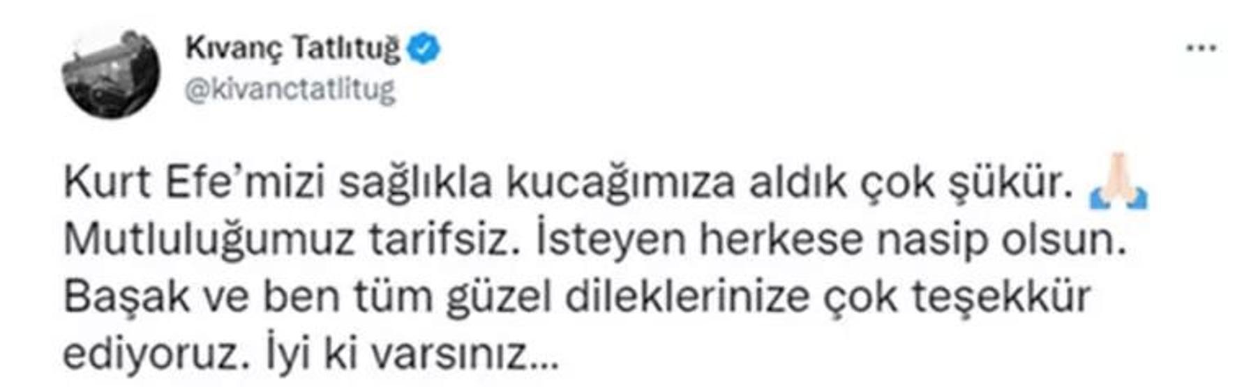 Kurt Efe bebek için hastaneye ünlü yağdı
