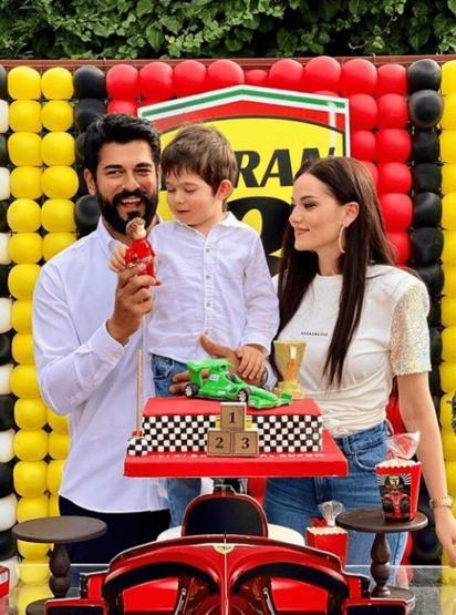 Fahriye Evcen ve Burak Özçivitin oğlu Karana 3 yaş partisi
