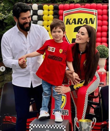 Fahriye Evcen ve Burak Özçivitin oğlu Karana 3 yaş partisi