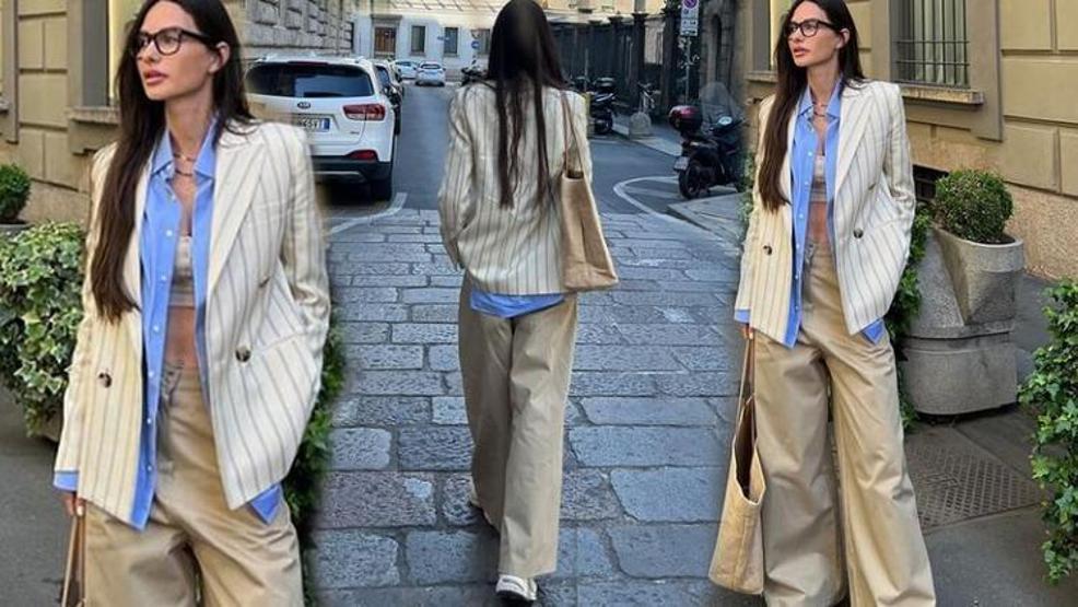 Yasemin Özilhan yine tarzıyla gündemde