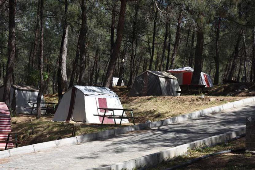Egenin turistik ilçelerinde kamp fiyatları 60 TLden başlıyor