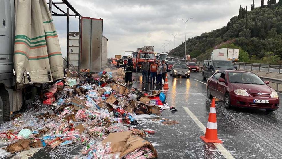 Bayram yolculuğunda yangın trafiği