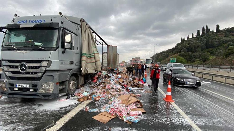 Bayram yolculuğunda yangın trafiği
