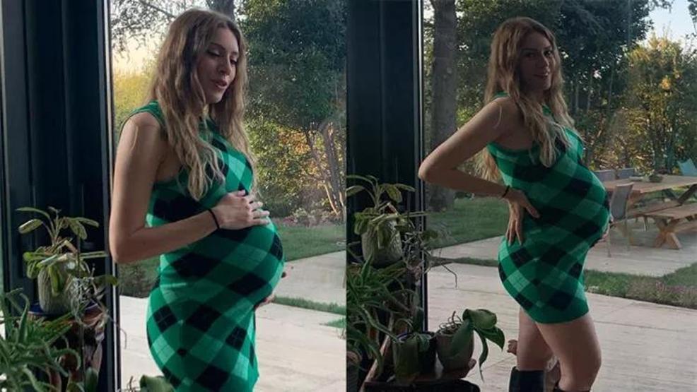 Doğuma günler kala Sinem Kobaldan karnı burnunda ilk poz