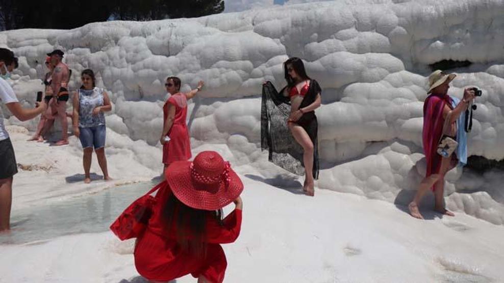 2 milyon turist hedefleyen Pamukkale, Çinli misafirlerini bekliyor