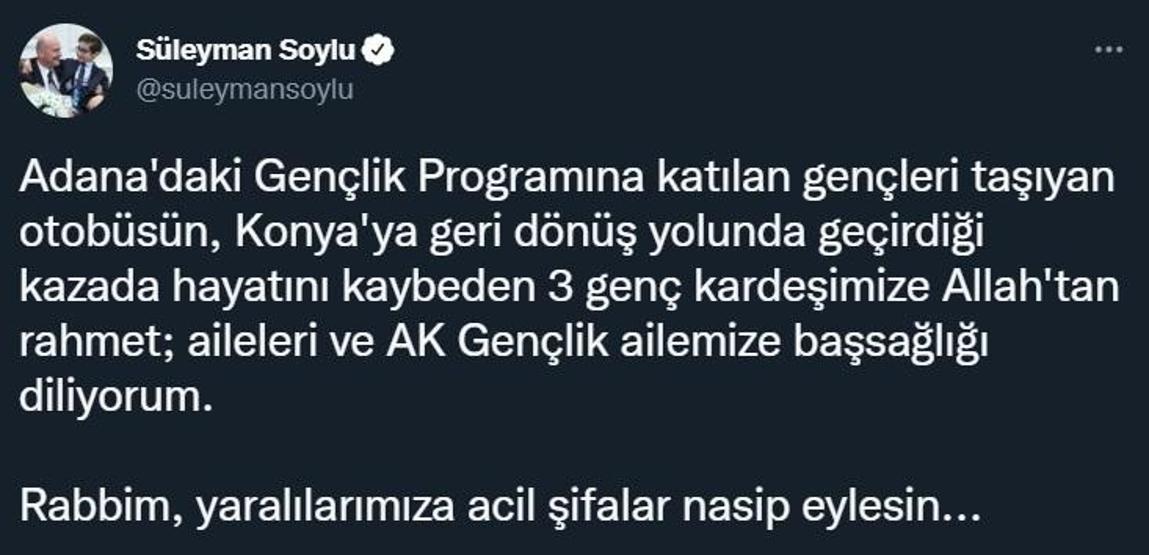 Üniversite öğrencilerini taşıyan otobüs devrildi: 3 ölü, 42 yaralı