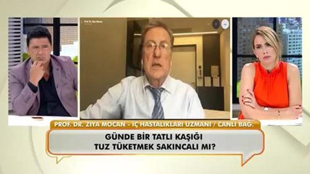 Günde bir tatlı kaşığı tuz tüketmek sakıncalı mı Uzman isim canlı yayında anlattı