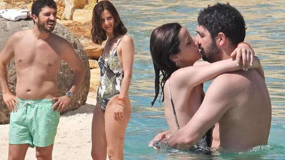 İrem Helvacıoğlu ve Yolaç Özcan denizde aşka geldi