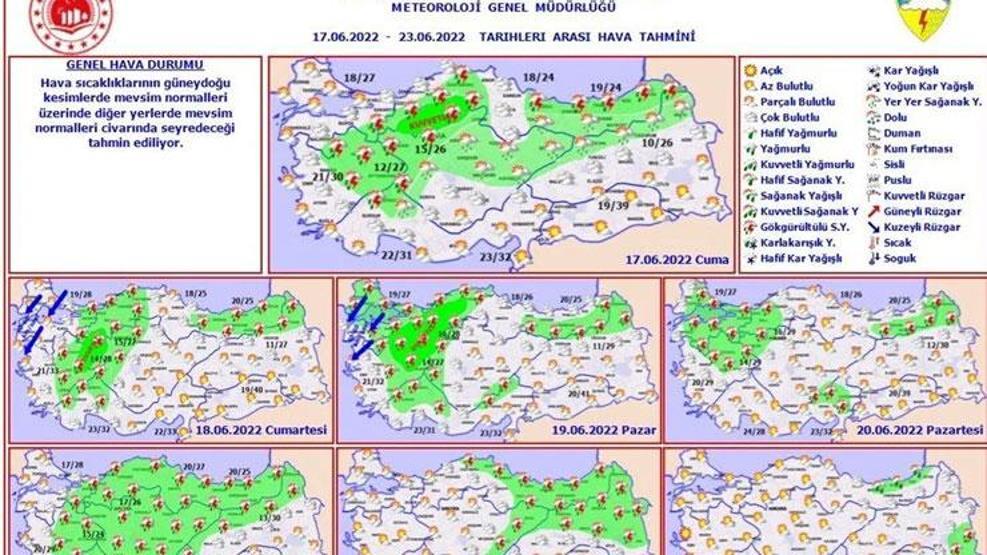 Hafta sonu planı yapanlar dikkat Önce yağmur sonra güneş