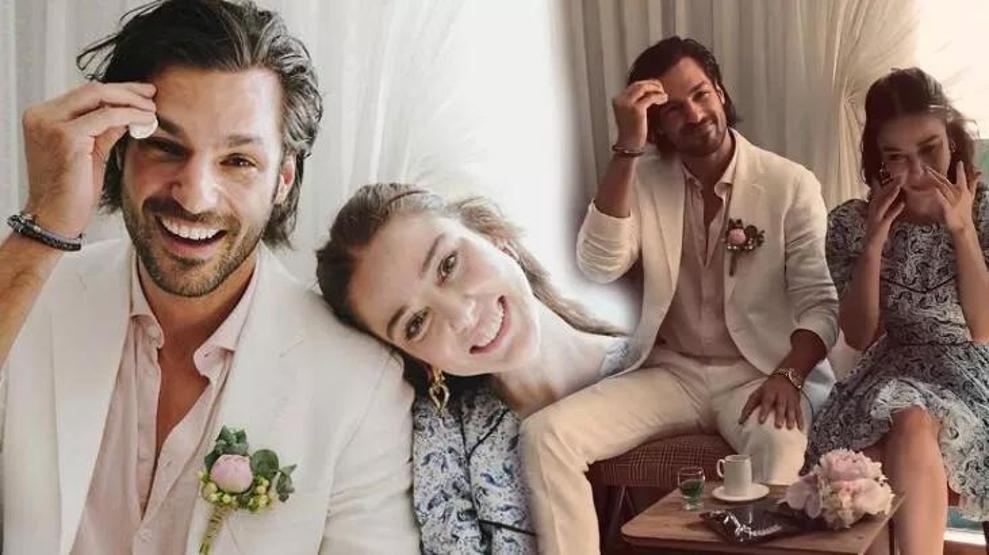 Serkan Çayoğlu ile Özge Gürel nişanlandı: Kahve terletti