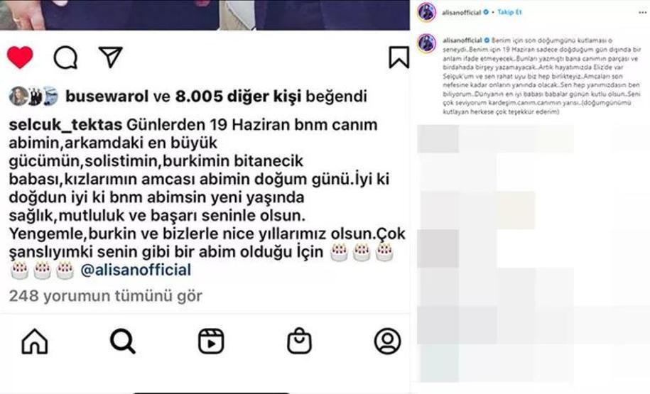 Alişan duygulandırdı Ünlü isimlerden Babalar Günü paylaşımları