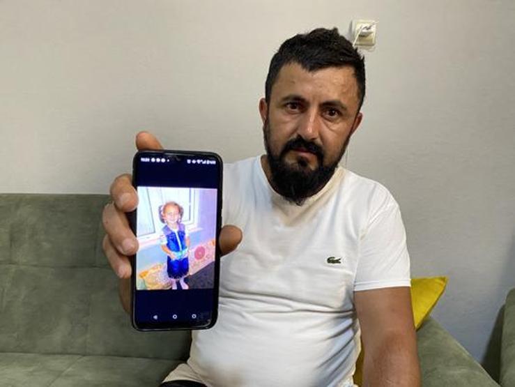 Babasının yanında haczedildi Küçük kız polisin kucağında baba diye ağladı