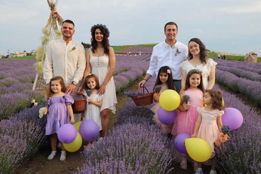 Ezgi ve Gökçen 4’üncü Lavanta Hasat Şenliği’nde evlendi