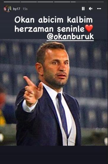 Emre Belözoğlu ve Burak Yılmazdan Okan Buruk paylaşımı
