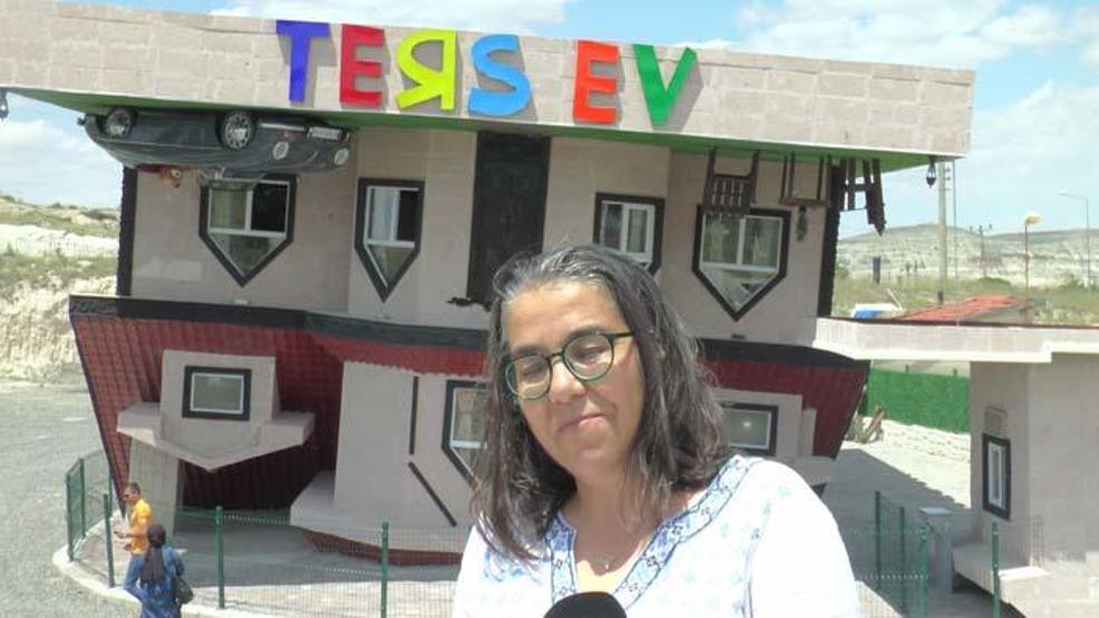 Nevşehir’de ‘Ters Ev’ ziyarete açıldı