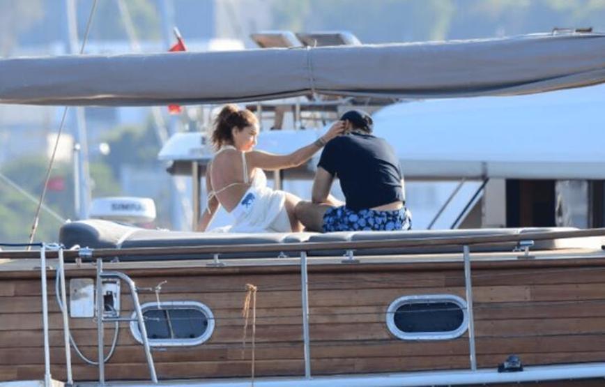 Öykü Çelik yeni sevgilisiyle Bodrumda