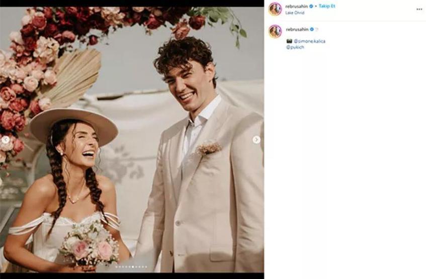 Ebru Şahin ile Cedi Osmanın nikahından yeni kareler