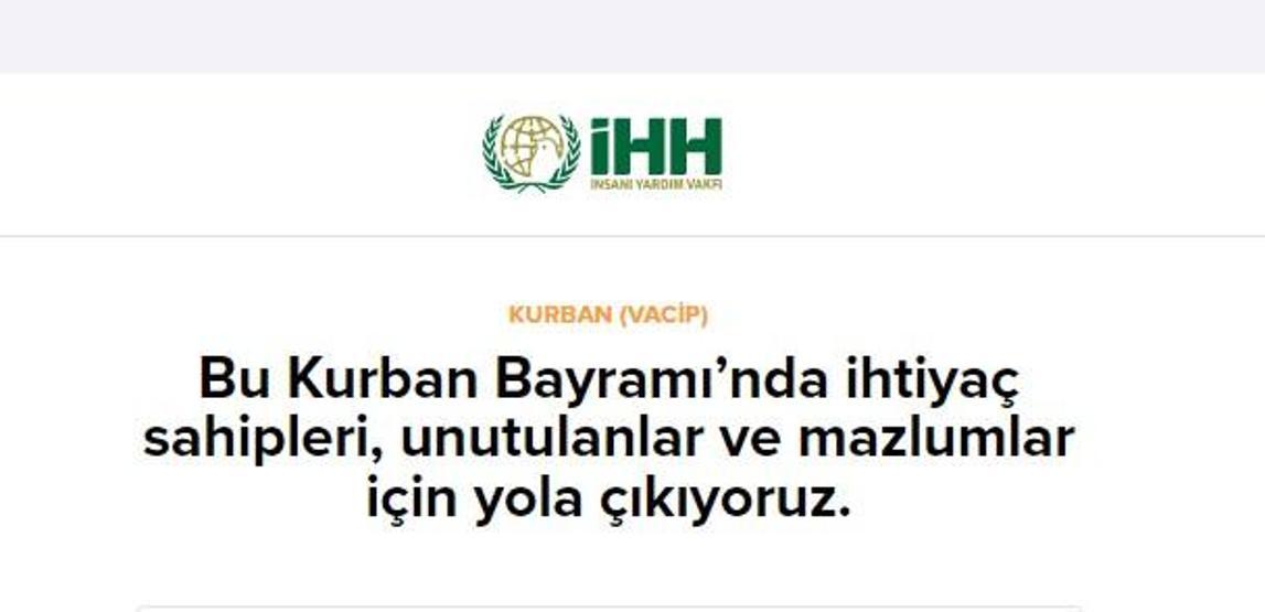 Vekaleten kurban bağışı ne kadar, kaç TL LÖSEV, Mehmetçik Vakfı, İHH, Diyanet Vakfı ve Kızılay