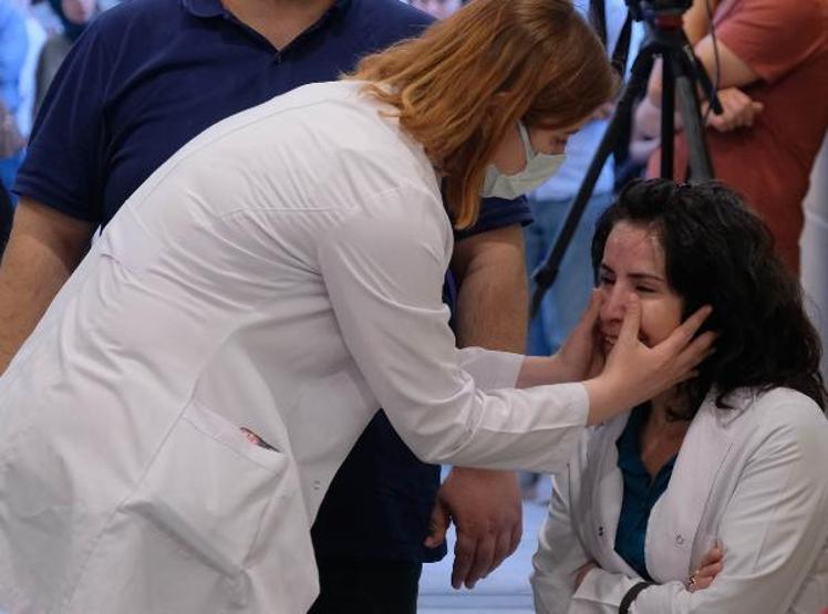 Görev başında öldürülen Dr. Ekrem Karakayaya son veda