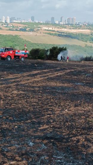 İstanbulda korkutan yangın Havadan helikopter desteği
