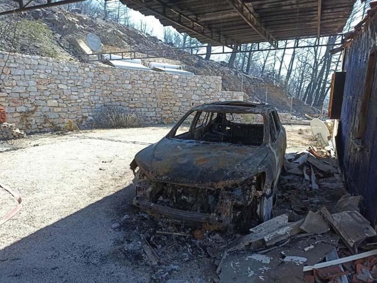 Datça’daki orman yangınında 2’nci gün
