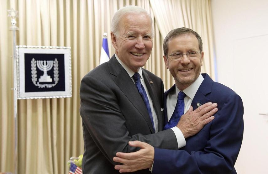 Biden, İsrail Cumhurbaşkanı Herzog ile bir araya geldi