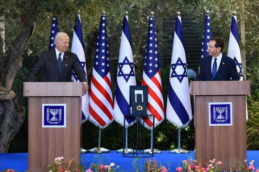 Biden, İsrail Cumhurbaşkanı Herzog ile bir araya geldi