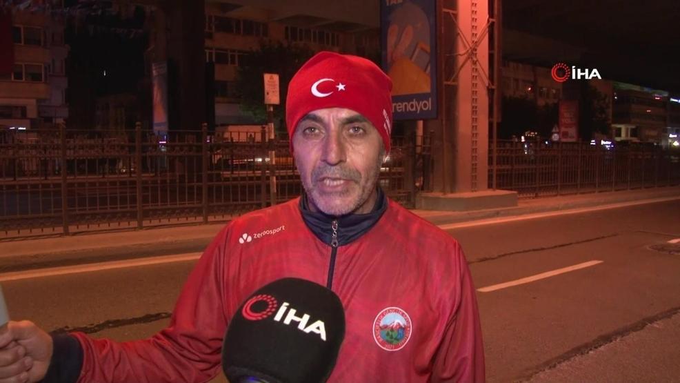 15 Temmuz Şehitleri anısına 8 saatlik yürüyüş