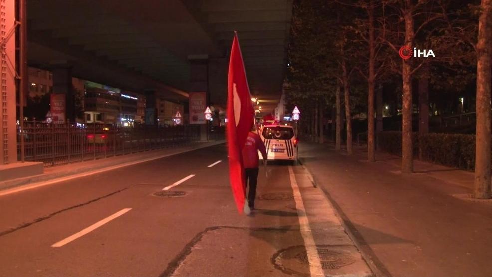 15 Temmuz Şehitleri anısına 8 saatlik yürüyüş