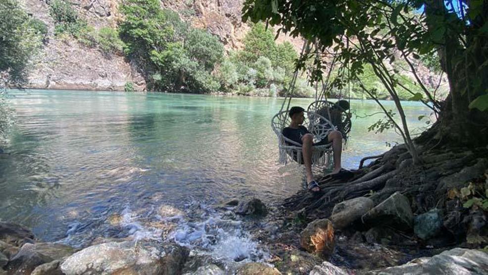 Munzur gözelerine hafta sonu ziyaretçi akını