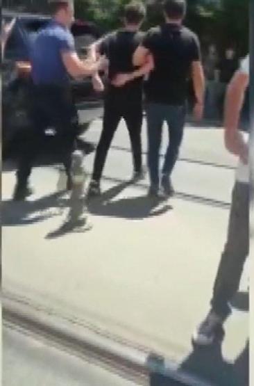 İmamoğluna protesto gerginliği