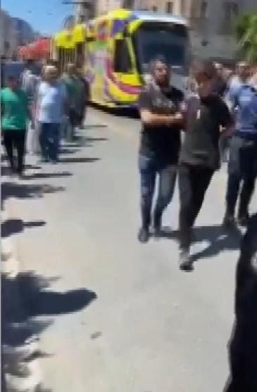 İmamoğluna protesto gerginliği