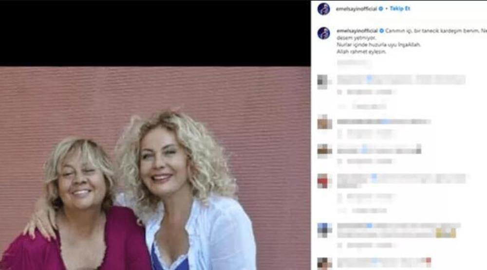 Emel Sayın kardeşi Fatma Tektaşa gözyaşlarıyla veda etti