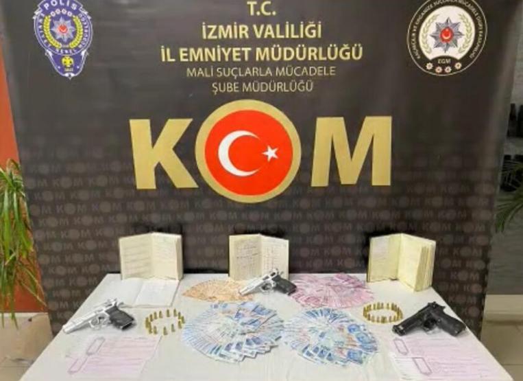 İzmirde eş zamanlı operasyon: Tefeci şebekesi çökertildi