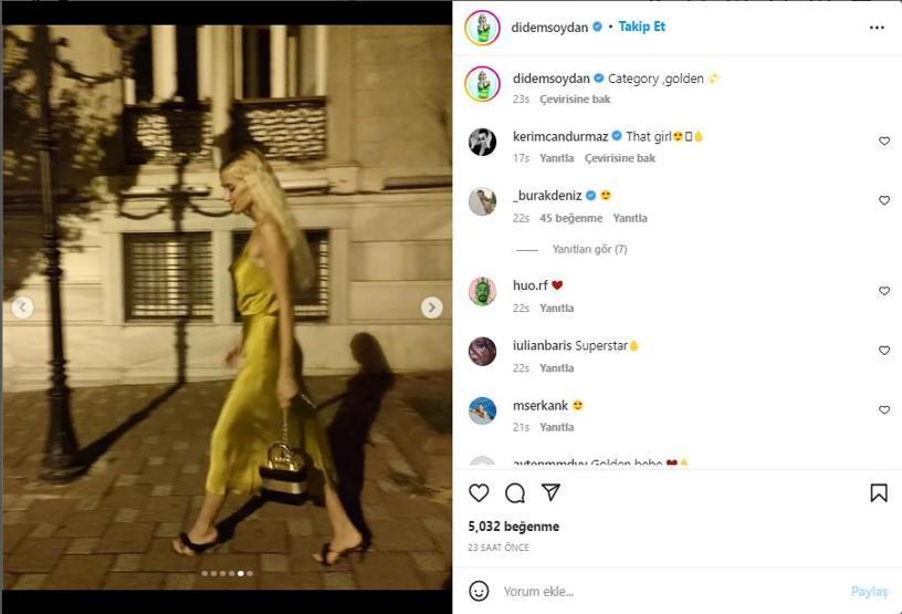 Didem Soydanın pozları sosyal medyayı salladı