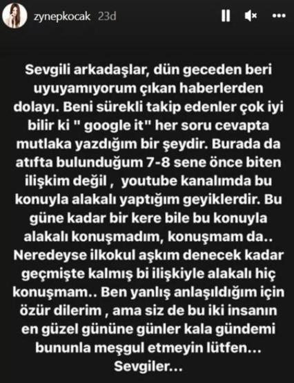 Zeynep Koçak, Oğuzhan Koça gönderme mi yaptı İşte ilk açıklama