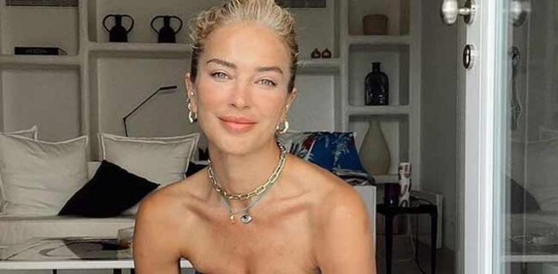 Burcu Esmersoydan teknede duş paylaşımı