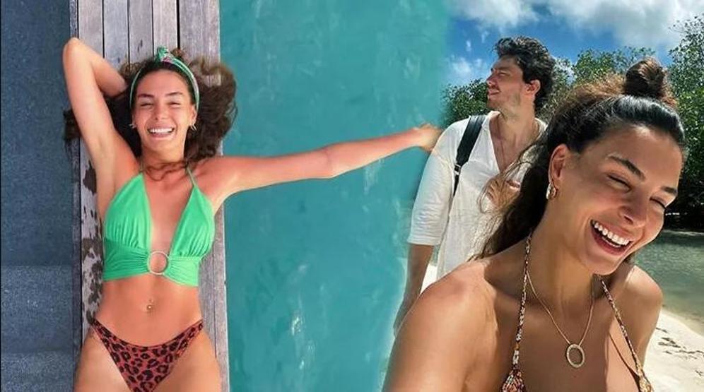 Ebru Şahinin bikinili paylaşımı hayran bıraktı