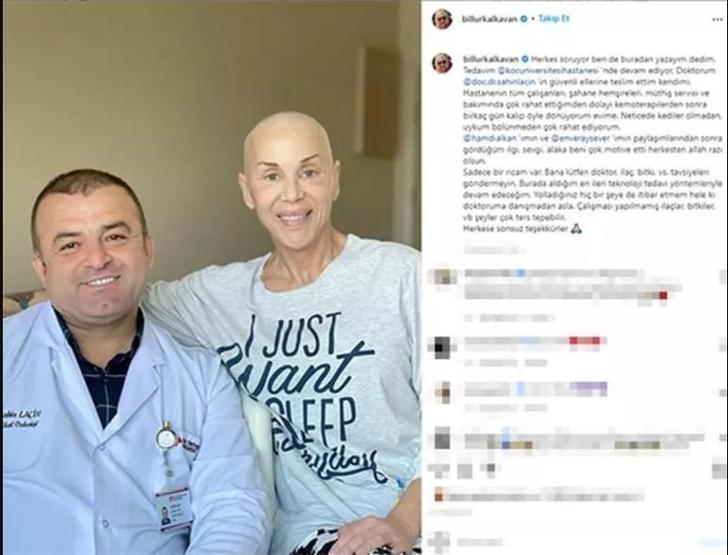 Billur Kalkavan kanserle mücadele ediyor: Kafamdan saç bile çıkıyor